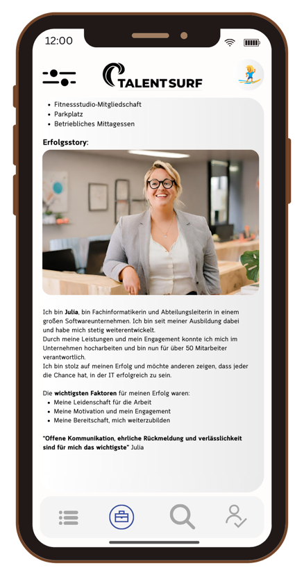 Talentsurf App